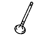 Chevrolet Prizm Exhaust Valve - 94859432 Valves