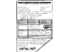 GM 30020375 Emission Label GM 30020375 Emission Label