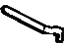 GM 20023790 Lock Rod, Rear