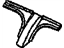 GM 22598731 Deflector, Body Center Pillar, Upper Driver Side