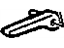 GM 12381549 Handle, Seat, Red, Rear GM 12381549 Handle, Seat, Red, Rear