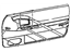 GM 12539192 Door Trim Panel, Front Passenger Side