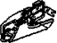 GM 96462707 Handle, Door Lock Inside Handle GM 96462707 Handle, Door Lock Inside Handle