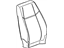 GM 20902504 Cover, Front Seat Back And Back Of Back