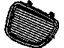 GM 22635629 Grille, Black, Driver Side