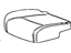 GM 95034475 Cover, Rear Seat Cushion