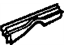 GM 20715864 Inner Rail, Rear Passenger Side GM 20715864 Inner Rail, Rear Passenger Side