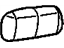 GM 88954852 Cover, Seat Headrest