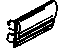 GM 88960351 Molding, Black GM 88960351 Molding, Black