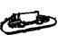 GM 3546815 Bezel, Seat Belt, Rear GM 3546815 Bezel, Seat Belt, Rear
