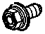 GM 94501534 Bolt, Bumper/Fascia Energy Absorber GM 94501534 Bolt, Bumper/Fascia Energy Absorber