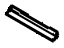GM 10233055 Molding, Door Edge, Blue, Rear