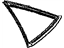 GM 21172000 Quarter Glass, Passenger Side