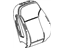 GM 22958416 Cover, Front Seat Back And Back Of Back GM 22958416 Cover, Front Seat Back And Back Of Back