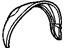 GM 20737690 Outer Wheelhouse, Rear Passenger Side