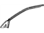 GM 25658025 Window Molding, Black, Front Upper Driver Side GM 25658025 Window Molding, Black, Front Upper Driver Side