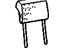 GM 17936000 Pad, Rear Seat Head Restraint