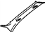 GM 16653653 Trim, Windshield Garnish Molding, Gray, Upper