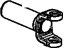 GM 23251191 Yoke, Universal Joint And Power Divider, Front GM 23251191 Yoke, Universal Joint And Power Divider, Front