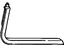 GM 20676846 Retainer, Front Door Sill