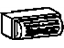 GM 10279109 Air Deflector, Gray GM 10279109 Air Deflector, Gray
