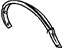 GM 20503572 Wheel Opening Molding, Black, Rear Driver Side