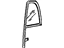 GM 22600808 Fixed Glass, Rear Passenger Side