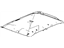 GM 20839653 Panel, Roof Trim(Interior), Opel Gray GM 20839653 Panel, Roof Trim(Interior), Opel Gray