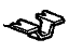GM 22593334 Escutcheon, Seat Belt, Gray, Front Upper GM 22593334 Escutcheon, Seat Belt, Gray, Front Upper