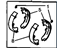 GM 89027241 Brake Shoes