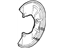 GM 25950106 Shield, Brake Flange Plate, Front GM 25950106 Shield, Brake Flange Plate, Front