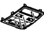 GM 19150118 Bezel, Overhead Console, Gray, Front