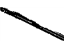 GM 15728126 Stripe Cab Load Carrier Decoration, Gunmetal, Front GM 15728126 Stripe Cab Load Carrier Decoration, Gunmetal, Front