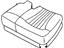 GM 88935391 Cover, Am7 - Rear Bucket/Split Seat Cushion GM 88935391 Cover, Am7 - Rear Bucket/Split Seat Cushion
