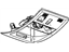 GM 22780440 Console, Roof Console, Driver Side GM 22780440 Console, Roof Console, Driver Side
