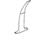 GM 25709999 Center Pillar Trim, Driver Side GM 25709999 Center Pillar Trim, Driver Side