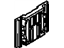 GM 12506130 Lower Molding Clip, Front