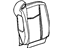 GM 88895472 Cover, Front Seat Back And Back Of Back, Passenger Side GM 88895472 Cover, Front Seat Back And Back Of Back, Passenger Side