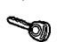 GM 88980077 Key, Pickup Box (Includes Hard Cover)