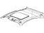 GM 15947633 Panel, Roof Headlining, Opel Gray GM 15947633 Panel, Roof Headlining, Opel Gray