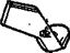 GM 15593675 Guide, Seat Belt, Driver Side