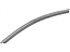 GM 10103166 Window Molding Seal Strip, Front Passenger Side