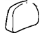 GM 89045381 Headrest Cover