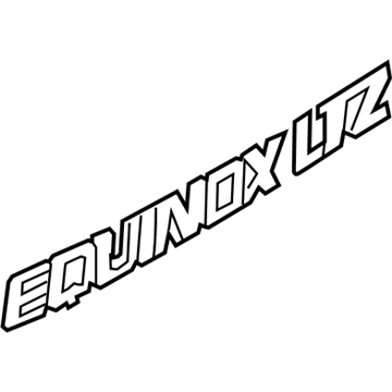 Chevy Equinox Emblem - 25866033