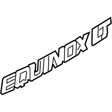 Chevy Equinox Emblem - 23255003