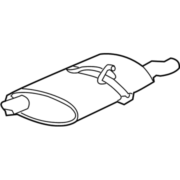 Chevy Cavalier Muffler - 22615280