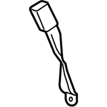 2002 GMC Sonoma Seat Belt - 88956066