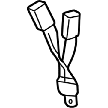 2002 GMC Sonoma Seat Belt - 88956065