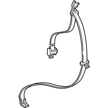 2002 GMC Sonoma Seat Belt - 88954995