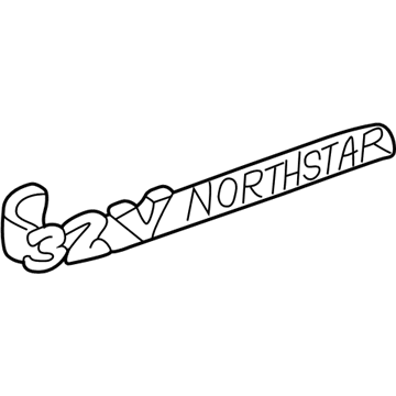 Cadillac Emblem - 3544700